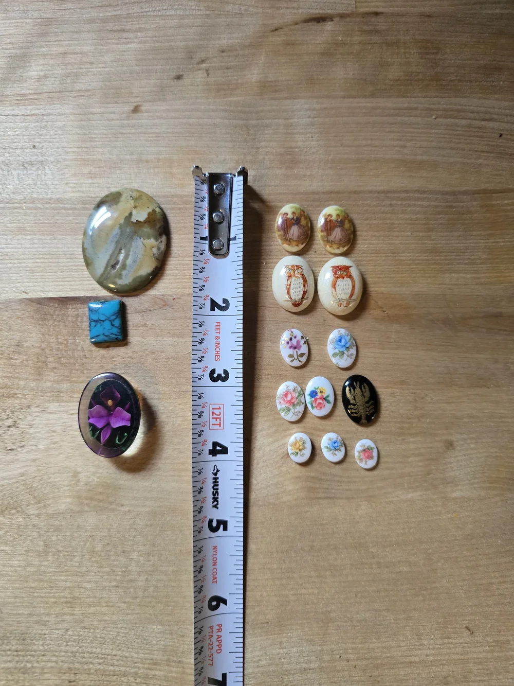 Lot Of 15 Small Cameo Jewlery Loose Pendents